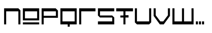 KONSTRUCT LIGHT EXPANDED Font LOWERCASE
