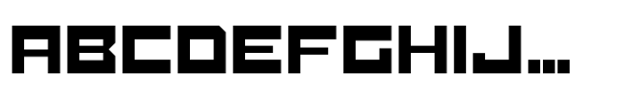 KONSTRUCT REGULAR EXPANDED Font UPPERCASE