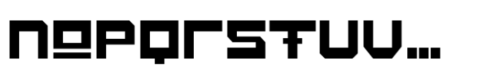 KONSTRUCT REGULAR EXPANDED Font LOWERCASE
