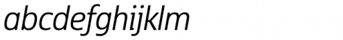 Kobenhavn CS Book Italic Font LOWERCASE