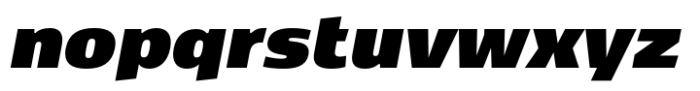 Kobenhavn CS Ultra Black Italic Font LOWERCASE