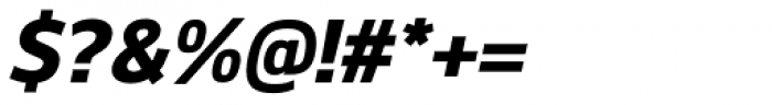 Kobern ExtraBold Italic Font OTHER CHARS