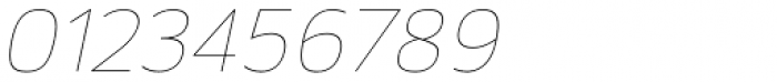 Kobern Thin Italic Font OTHER CHARS