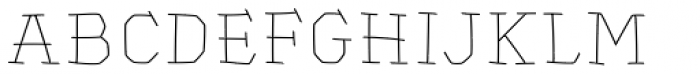 Kobold Thin Font UPPERCASE
