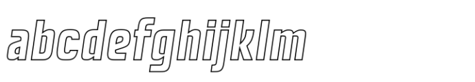Kobra Italic Outline FONT
