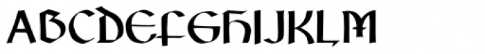Koch Gothic Font UPPERCASE