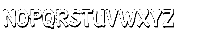 Koenci Omah Extrude Font UPPERCASE