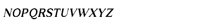 Kofdoh Bold italic Font UPPERCASE