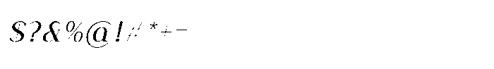 Kofdoh italic Font OTHER CHARS
