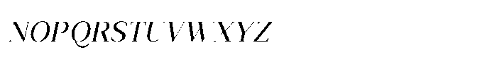 Kofdoh italic Font UPPERCASE