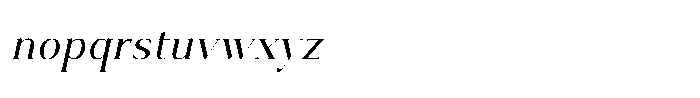 Kofdoh italic Font LOWERCASE
