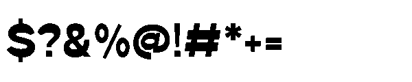 Koft Arabic Black Font OTHER CHARS