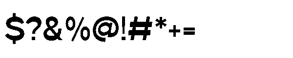 Koft Arabic Bold Font OTHER CHARS