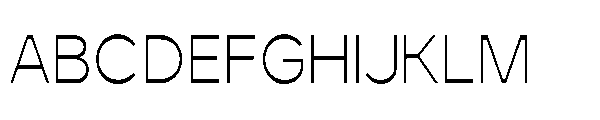 Koft Arabic Extralight Font UPPERCASE