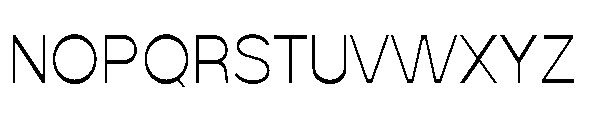 Koft Arabic Extralight Font UPPERCASE