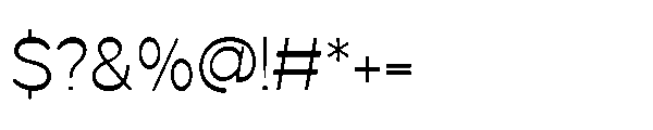 Koft Arabic Light Font OTHER CHARS