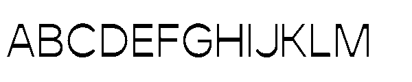 Koft Arabic Light Font UPPERCASE