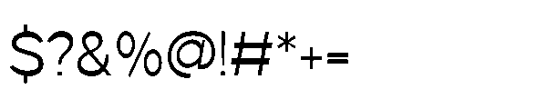 Koft Arabic Regular Font OTHER CHARS