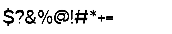 Koft Arabic Semibold Font OTHER CHARS