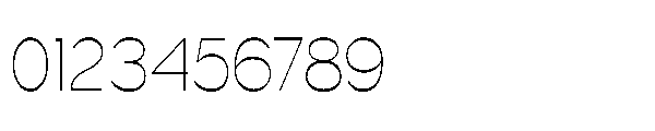 Koft Arabic Thin Font OTHER CHARS