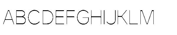 Koft Arabic Thin Font UPPERCASE