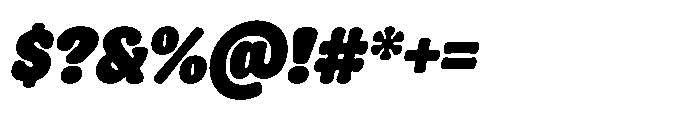 Kogi Black Italic Font OTHER CHARS
