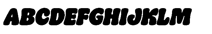Kogi Black Italic Font UPPERCASE