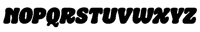 Kogi Black Italic Font UPPERCASE