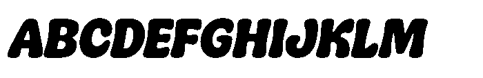 Kogi Bold Italic Font UPPERCASE