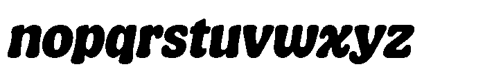 Kogi Bold Italic Font LOWERCASE