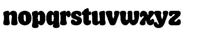 Kogi Extrabold Font LOWERCASE
