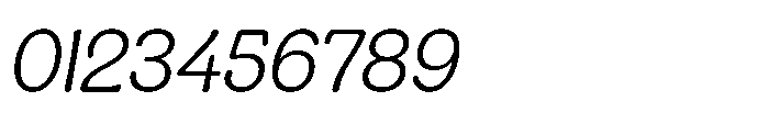 Kogi Extralight Italic Font OTHER CHARS