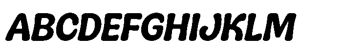 Kogi Medium Italic Font UPPERCASE