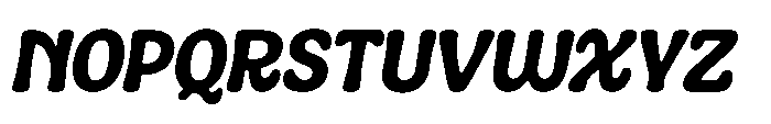 Kogi Medium Italic Font UPPERCASE