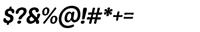 Kogi Regular Italic Font OTHER CHARS