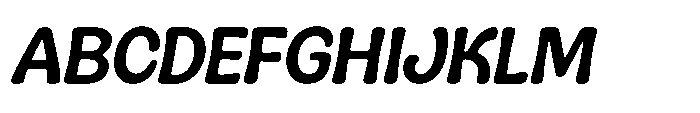 Kogi Regular Italic Font UPPERCASE