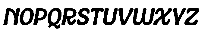 Kogi Regular Italic Font UPPERCASE