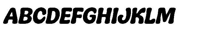Kogi Semibold Italic Font UPPERCASE