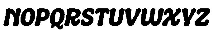 Kogi Semibold Italic Font UPPERCASE