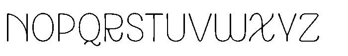 Kogi Thin Font UPPERCASE