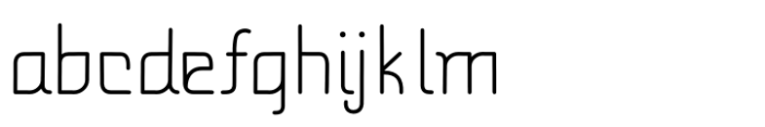 Kohaku Monoline Font LOWERCASE