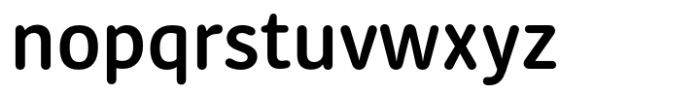 Kohinoor Greek RND Semibold Regular Font LOWERCASE