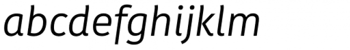 Kohinoor Latin Book Italic Font LOWERCASE
