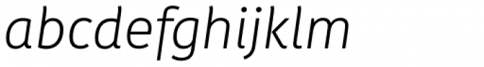 Kohinoor Latin Light Italic Font LOWERCASE
