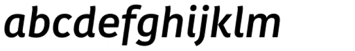 Kohinoor Latin Medium Italic Font LOWERCASE