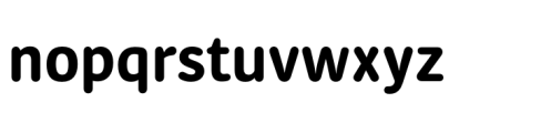 Kohinoor Telugu RND Bold Font LOWERCASE