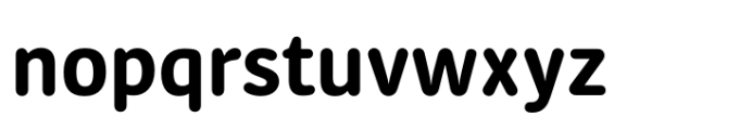 Kohinoor Thai RND Bold Font LOWERCASE