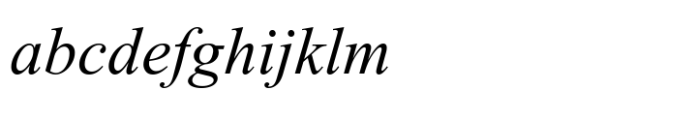 Kokila Italic Font LOWERCASE