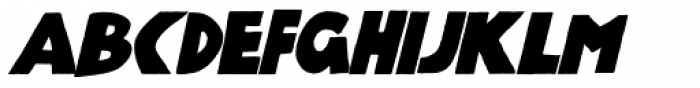 Kokoschka Oblique Font LOWERCASE