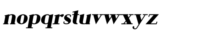 Koldby Black Italic Font LOWERCASE